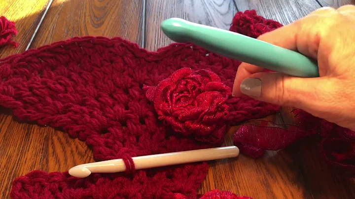 Create a Gorgeous Crocheted Rose Heart Pillow for Valentine's Day