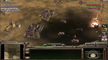 C&C Generals Zero Hour 1 VS 7 HARD ARMY