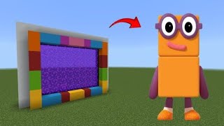Numberblocks Portal in Minecraft PE - part 2 