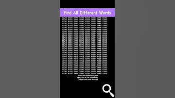 Find The Hidden Words ? Eye Test Puzzle | Sound - Pound