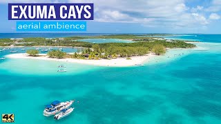 Exuma Cays, Bahamas Aerial Ambience in 4K