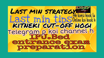 IPU CET B.ED PREPARATION.B.ED STRATEGY #bed #how