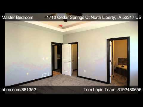 1710 Cedar Springs Ct, North Liberty, IA home video tour