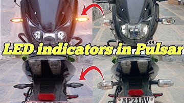 led indicator for pulsar///ktm indicator///ktm style indicator #short #pulsar #ledindicator #bike