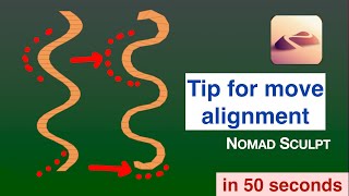 Tip for move tool in Nomad Sculpt