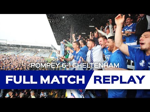 Pompey 6-1 Cheltenham Town | Full Match Replay Powered By Utilita | Sky Bet League Two