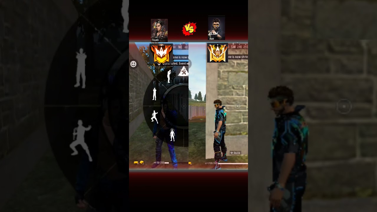 FREE FIRE ME ELITE HAYATO VS ELITE ALOK 💥KI ABILITY TESTING 🤩🔥