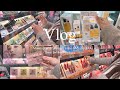 Korea vlog   shopping makeup and skin care haul  best selling kbeauty product