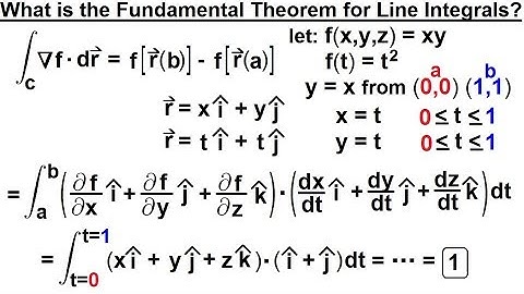 Calculus 3: Line Integrals (30 of 44) What is the Fundamental Theorem for Line Integrals? Ex