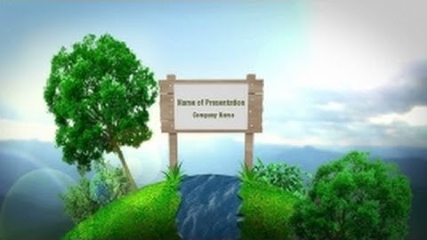 Jungle Concept PowerPoint Video Template Backgrounds - DigitalOfficePro #01210V