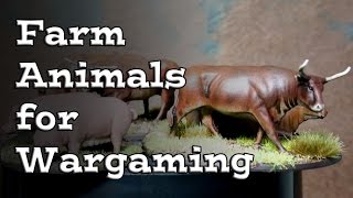 Painting Pegasus Hobbies Farm Animals For Miniature Games