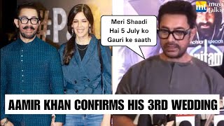 Breaking: Aamir Khan Confirms His 3rd Wedding - Chota Sa Function Hoga, Ye Sach Hai | Gauri Spratt