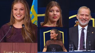 princess leonor's speech made everyone smiles | Leonor's speech in English subtitles