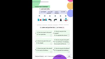 Unit 11 - Lesson 2 - Ex 2 (Movers)