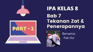IPA SMP/MTs kelas 8: Tekanan Zat & Penerapannya (Part 1: Massa jenis & Tekanan Zat Padat)