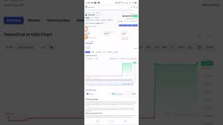 TokenClub Price TCT CoinMarketCap Price Live Data 146% up #short