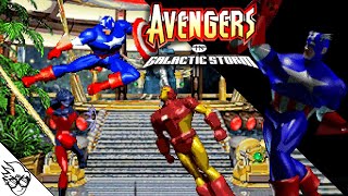 Avengers in Galactic Storm (Arcade 1995) - Captain America [Playthrough/LongPlay]