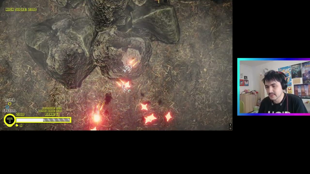 Let's Play Astro Fighters 2 Demo (Facecam) (German) [QHD]