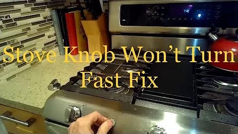 ✨ GAS STOVE BURNER KNOB - WON’T TURN (FAST FIX) ✨
