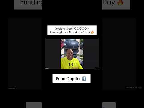 Student Gets 100 000 In Funding From 1 Lender In 1Day Shorts 