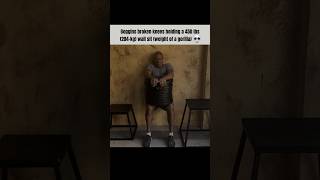 David Goggins is holding a 450-lb (204-kg) wall sit (weight of gorilla) like it's nothing 💀 #goggins