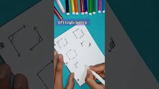 6 Easy Doodle Corners for your page // bullet journal by DIY Crafts Gallery #shorts #ytshorts