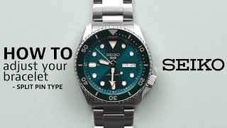 How to adjust your bracelet - Split Pin Type