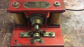 Vintage Live Steam driven engine dynamo / generator / Electric Motor