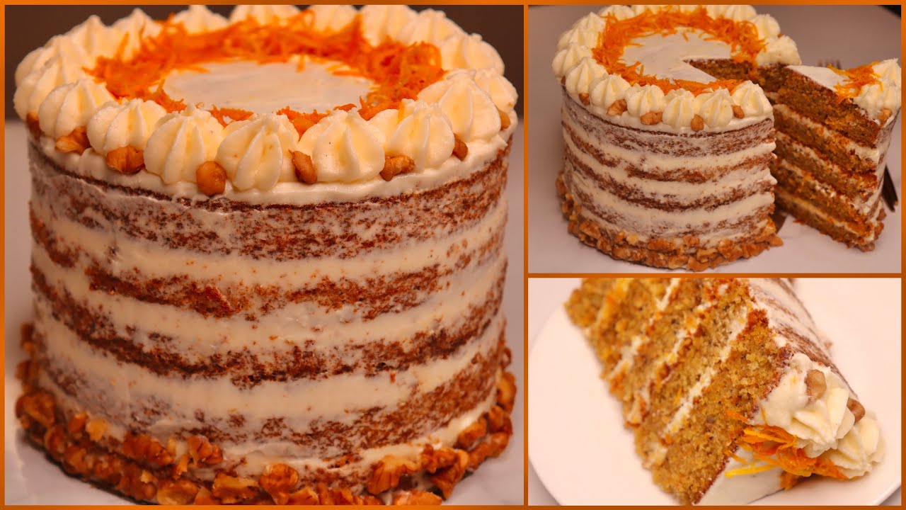كيكة الجزر🥕 (ملكة الكيكات) أظبط وصفة جربتها غتاخدكم لعالم تانيو متوازنة فالسكر مع كل اسرارها..!!؟؟
