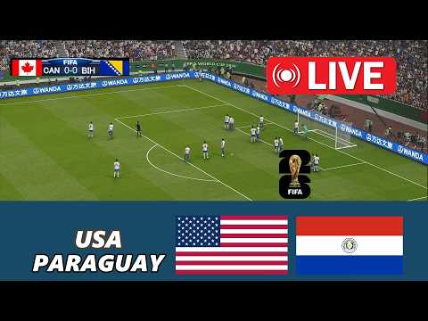 🔴LIVE : Usa vs Paraguay | World Cup 2026 | Full Match Streaming | Video Game - Simulation