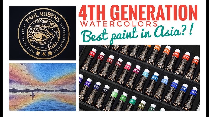 O.win by Paul Rubens 36 Color Watercolor Paint Set in Metal Tin, Hobbies &  Toys, Stationary & Craft, Craft Supplies & Tools on Carousell