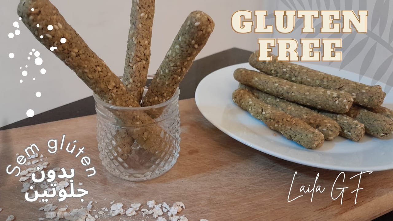 كعك الشوفان المقرمش المالح والصحي /خالي من الجلوتين خالي من الحليب خالي من البيض