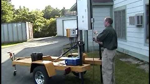 Vertek Automated Dynamic Cone Penetrometer Trailer Setup