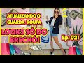 Ep. 02: COMPREI LOOKS APENAS DO BRECHÓ + EXPERIMENTANDO TODOS! 😱💸