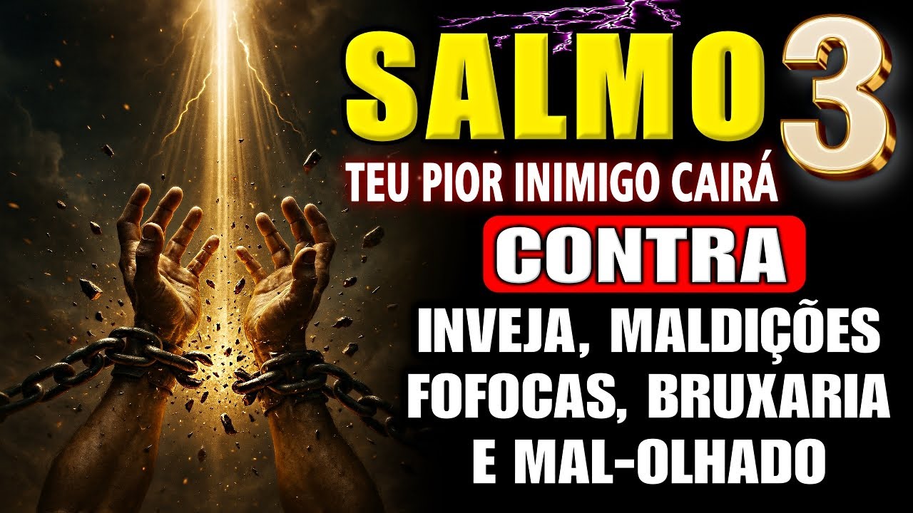 Faça Esta Oração com o Salmo 3 e Quebre Inveja, Armadilhas e Maldições da Sua Vida