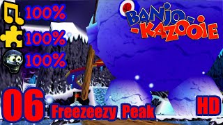 Banjo Kazooie HD 100% Walkthrough Part 6 - Freezeezy Peak