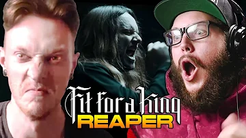 SHEEESSHHH!! Fit For A King - Reaper w/ @ChrisTurnerDrums  | REACTION / REVIEW