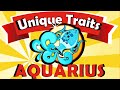 10 UNIQUE TRAITS of AQUARIUS Zodiac Sign That Differentiate It From Others