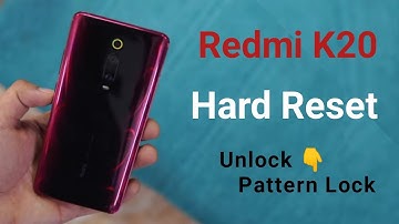 How to unlock pattern lock Redmi k20| Hard Reset Erase all data | Redmi k20 factory reset kaise kare
