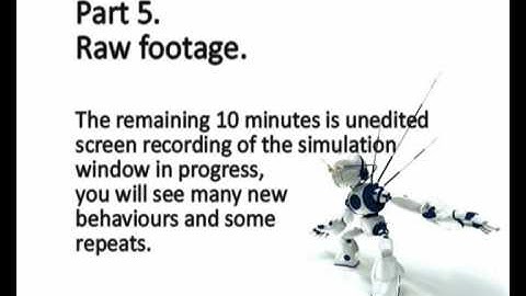 Video results: Using Neural Networks and the Genetic Algorithm for Multi-Agent System Control