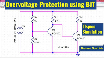 How to Design an NPN BJT Overvoltage Protection Circuit | Simple Tutorial for Beginners