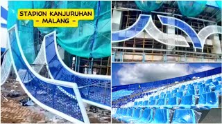 UPDATE‼️RENOVASI STADION KANJURUHAN MALANG, FASAD, SINGLE SEAT MULAI DIPASANG,DIBUAT BERSTANDAR FIFA