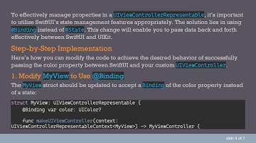 How to Set Properties on UIViewController in UIViewControllerRepresentable in SwiftUI