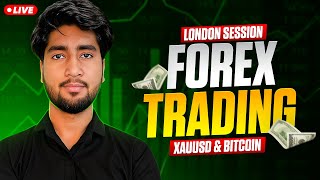 LIVE FOREX TRADING I GOLD LIVE TRADING  I GOLD AND BITCOIN TRADING I LONDON SESSION I #goldtrading