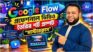 Google Flow AI Video Masterclass | How to Use Google Flow Step-by-Step Bangla Tutorial