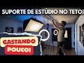 Como Montei Meu Estúdio no Teto Gastando Pouco 💡 (Ficou Incrível!)