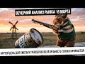 Вечерний анализ рынка 16 марта Дерзкие полеты рынка Только для смелых трейдеров Индекс вырастет