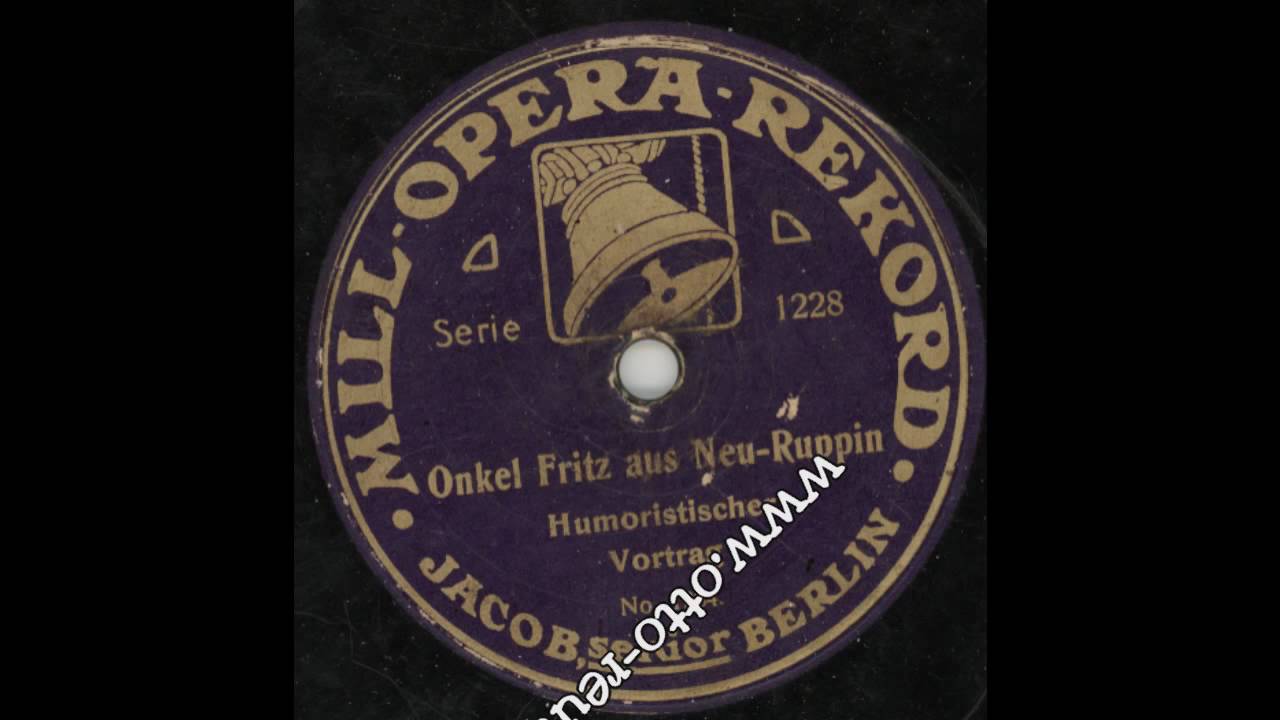 Onkel Fritz aus Neu-Ruppin