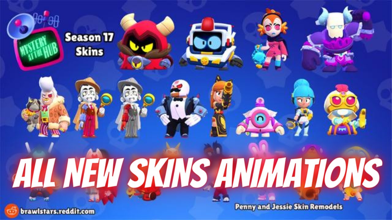 All Season 17 Skins and Remodels! Which are your favourites? : r/Brawlstars