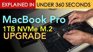 Supercharge Your MacBook Pro: 1TB NVMe SSD Upgrade (Installation & Setup)